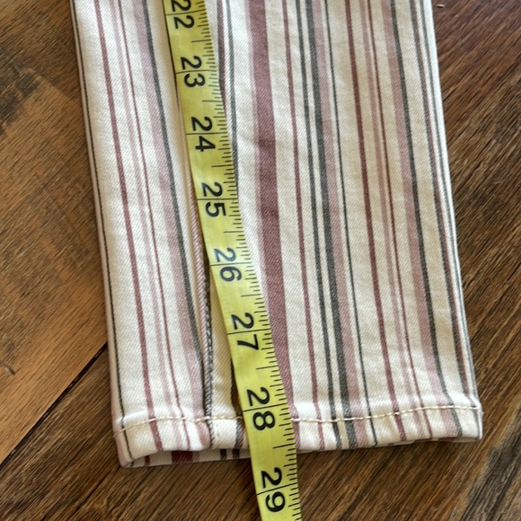 American Eagle Hi Rise Jegging Striped Skinny Next Level Stretch  Sz 10 - Picture 4 of 10